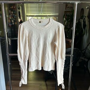 FREE PEOPLE CREAM SWEATER